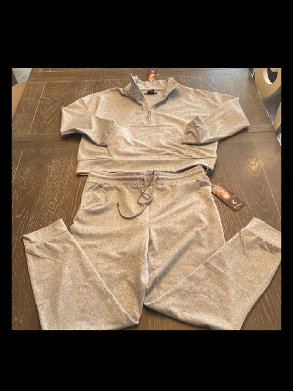 Kyodan Alaska half zip 2pcs Jogger set long sleeve large $156 NEW!!